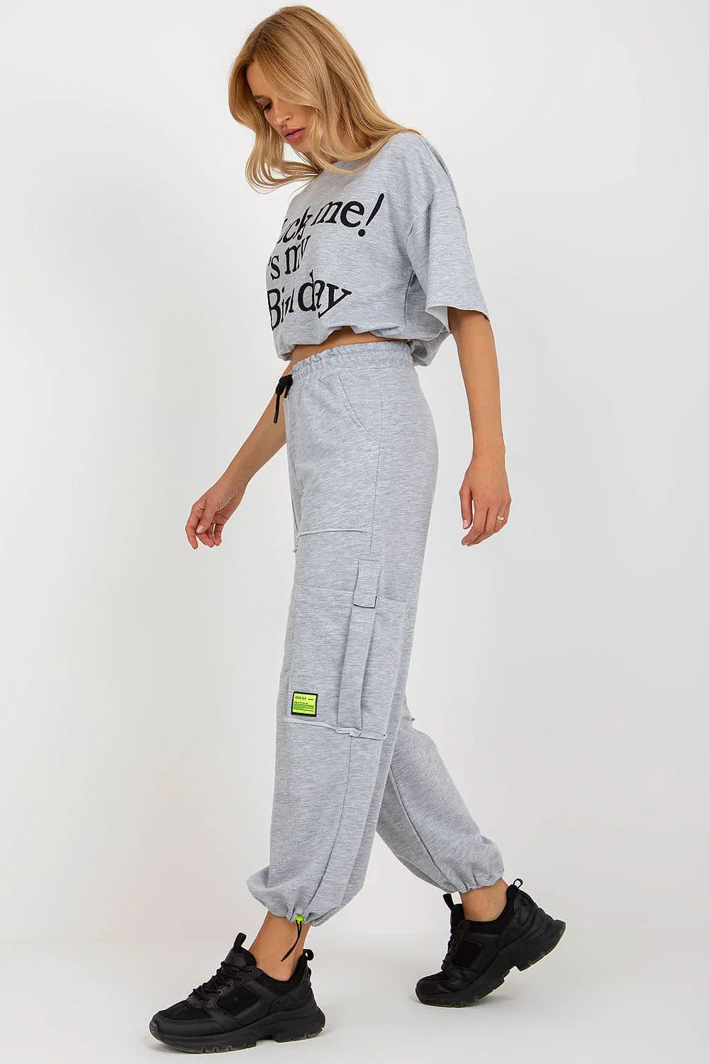 Women’s Graphic T-Shirt and Pants Tracksuit Set