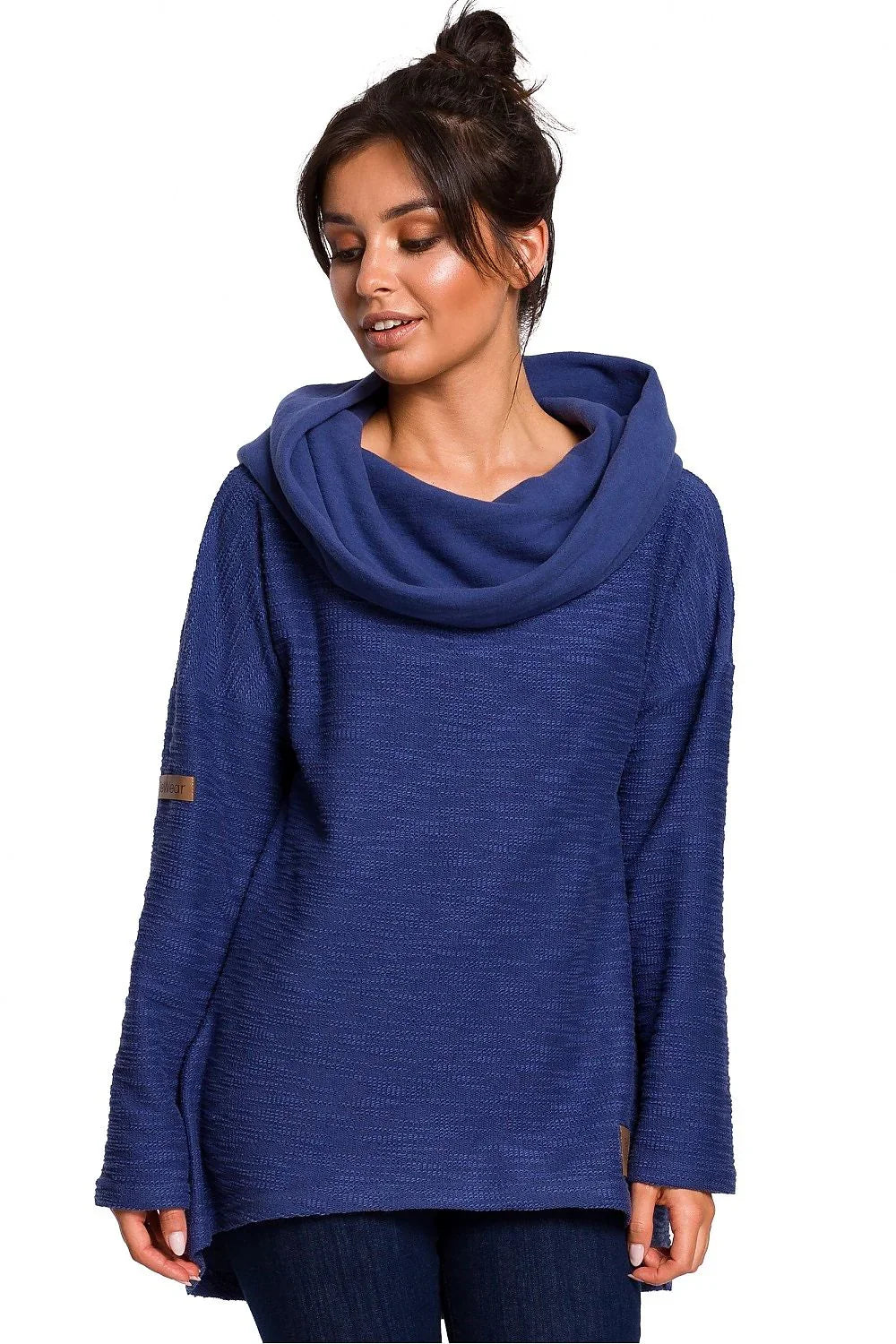 Women's Hoodie - Funnel/Scuba Hood With Relaxed Fit