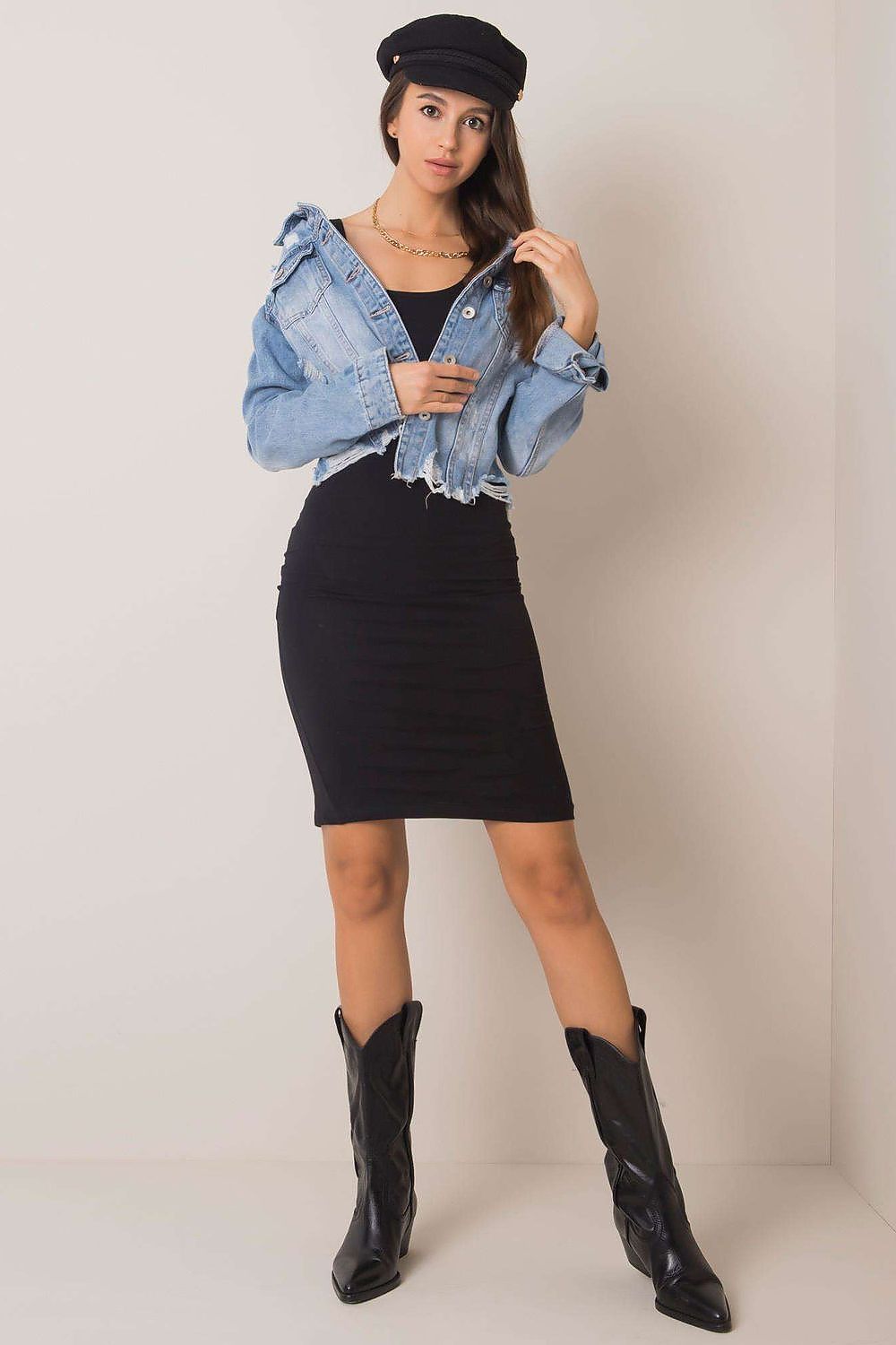 Women's Knee-Length Day Dress – Slim With Sleeveless