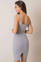 Women's Knee-Length Day Dress – Slim With Sleeveless