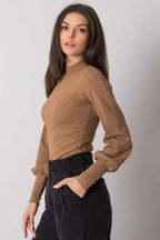 Women's Long Sleeve Blouse - Solid Waist Length