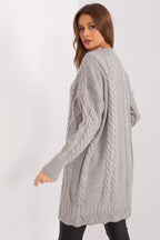 Women's Midi Day Dress – Relaxed With Long Sleeves