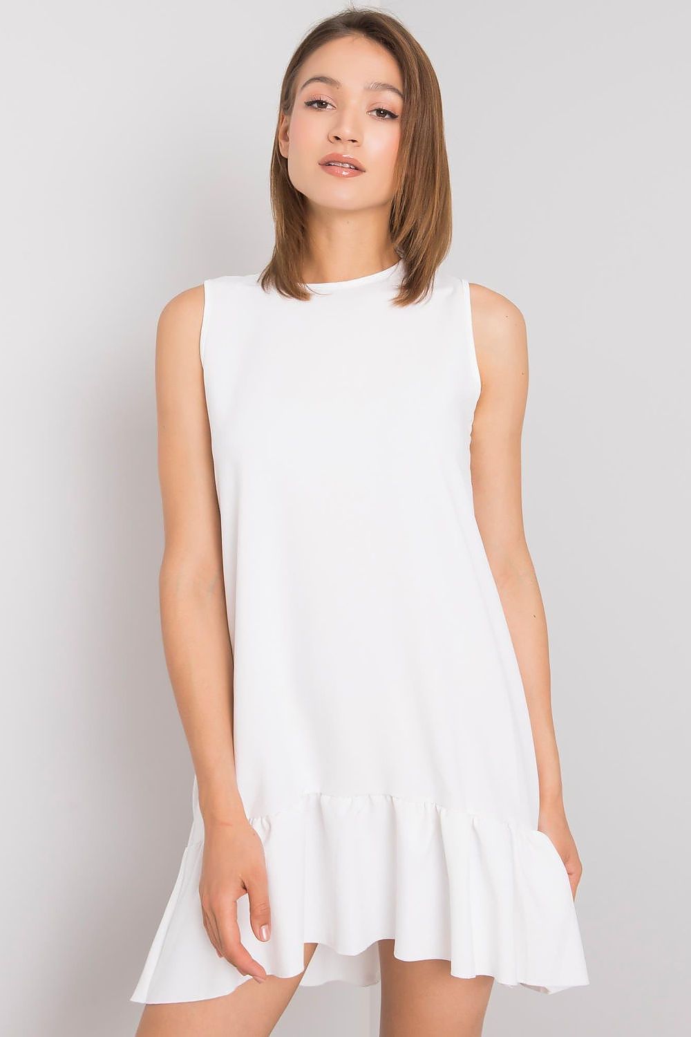 Women's Mini Day Dress – Relaxed With Sleeveless