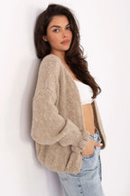 Women's Minimalist Open Cardigan Sweater