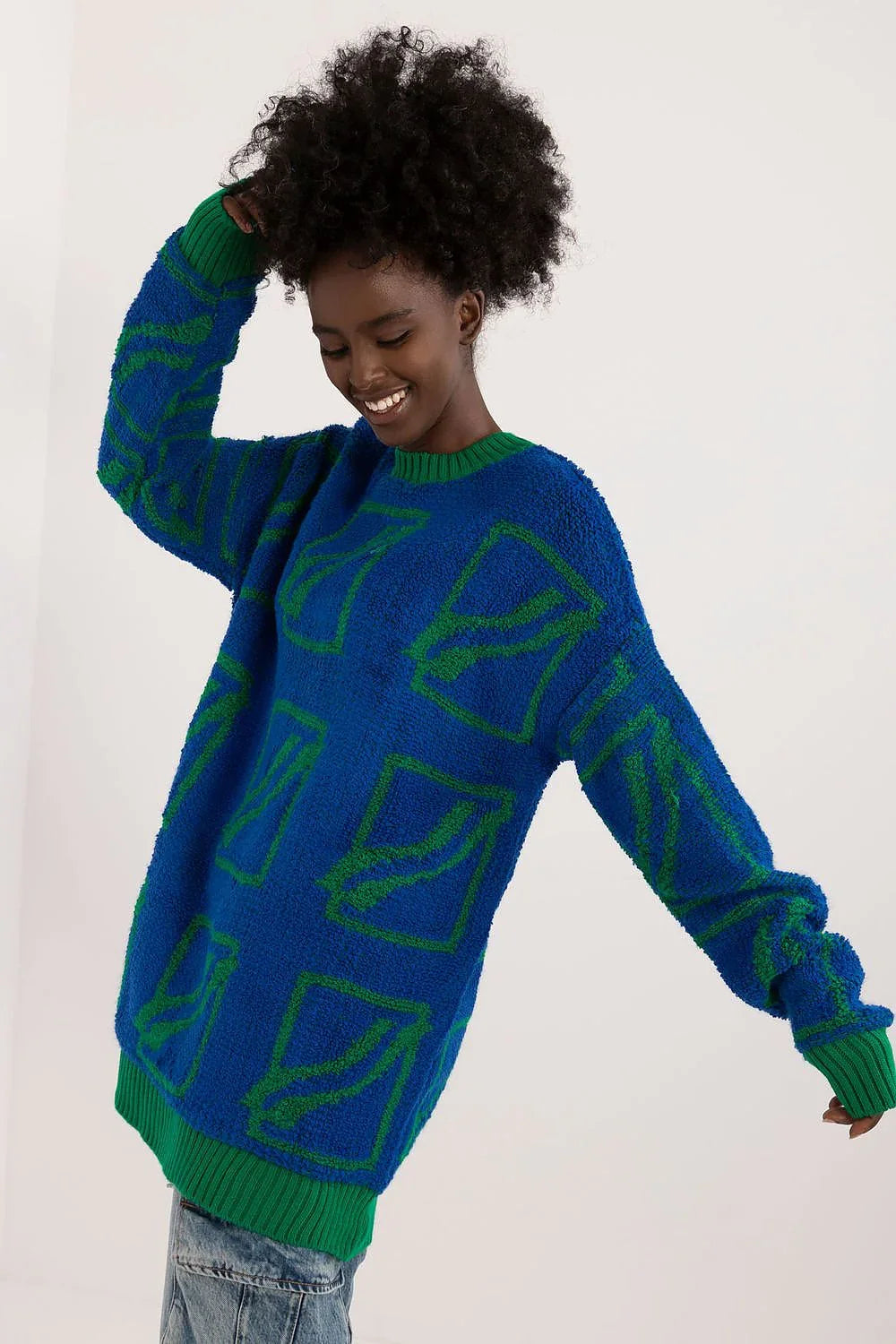 Women's Solid V Neck Pullover Sweater