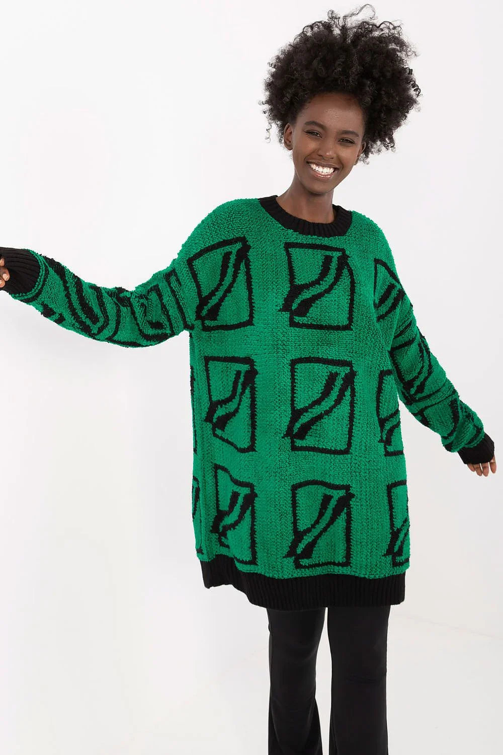 Women's Solid V Neck Pullover Sweater