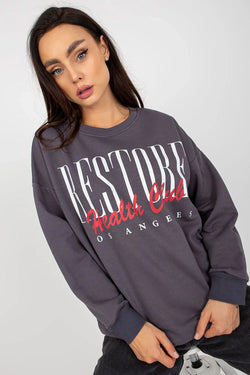 Women's Sweatshirt - Crew-Neck With Regular Fit - Guocali