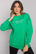 Women's Sweatshirt - Crew-Neck With Relaxed Fit - Guocali
