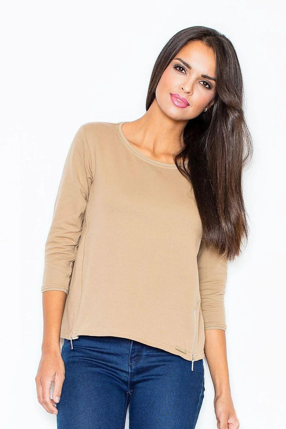 Women's Sweatshirt - Crew-neck With Regular Fit