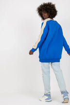 Women's Sweatshirt - Crew-neck With Relaxed Fit - Guocali