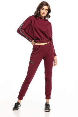 Women's Sweatshirt - Crew-neck With Relaxed Fit - Guocali