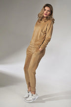 Women's Sweatshirt - Mock-Neck With Relaxed Fit
