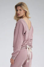 Women's Sweatshirt - V-Neck With Regular Fit