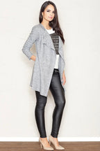 Women's Sweatshirt - V-Neck With Relaxed Fit