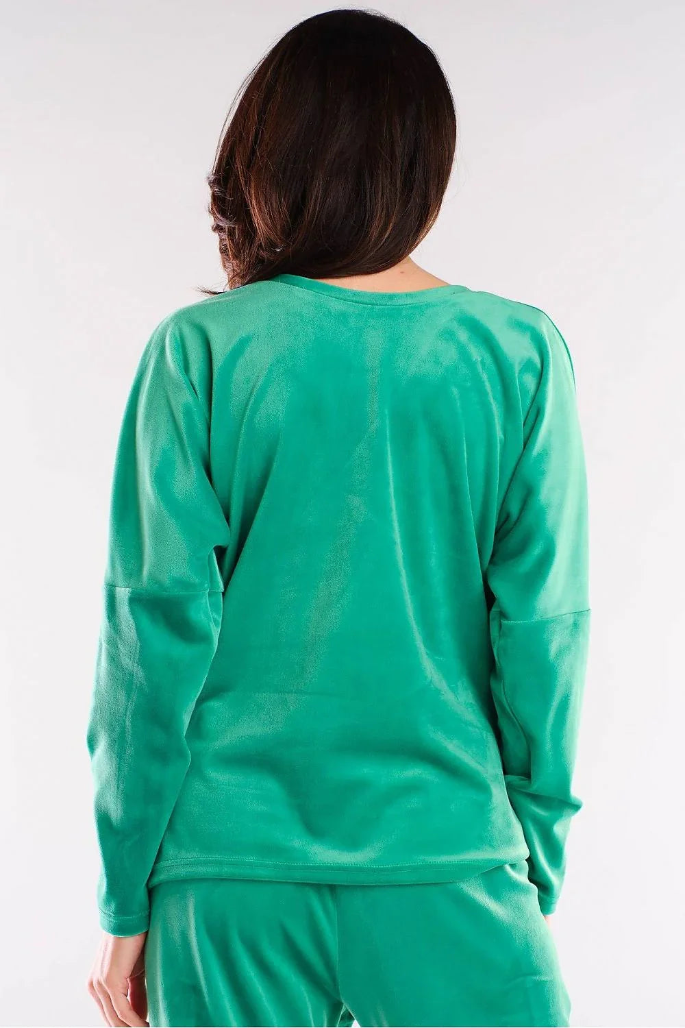 Women's Sweatshirt - V-Neck With Relaxed Fit
