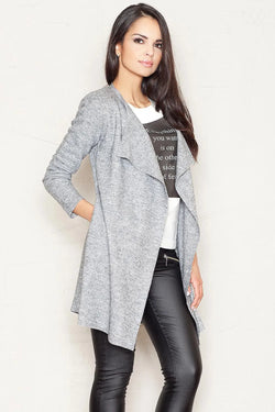 Women's Sweatshirt - V-Neck With Relaxed Fit - Guocali