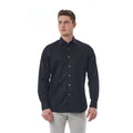Bagutta Men's Cotton Regular Fit Dress Shirt – Black – Dress Shirt | GUOCALI