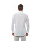 Bagutta Men's Cotton Regular Fit Dress Shirt – White – Dress Shirt | GUOCALI – view 4