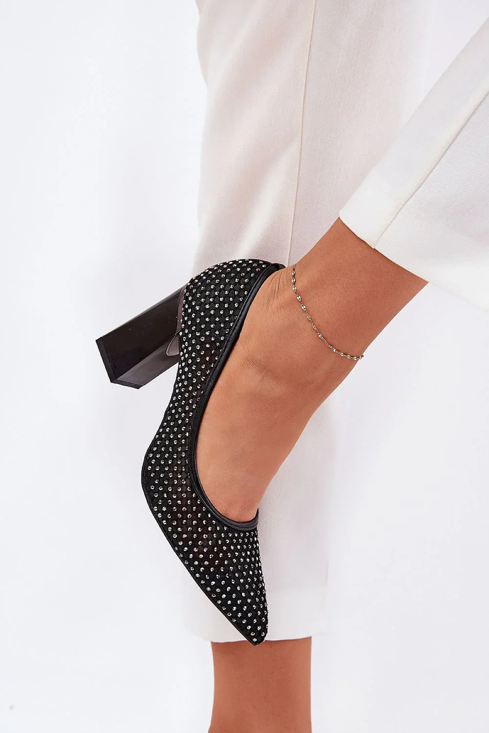 Block heel pumps - Guocali