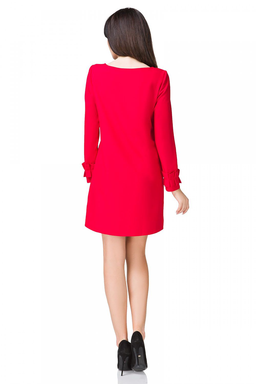 Boat Neck Mini Cocktail Dress Elegant Style-Day Dress-GUOCALI