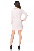 Boat Neck Mini Cocktail Dress Elegant Style-Day Dress-GUOCALI