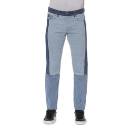 Casual Men Jeans – Mid-Rise Colorblock - Guocali
