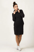 Casual Turtleneck Long Sleeves Day Dress