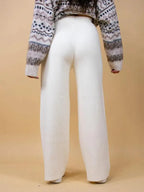 Casual Women's Trousers – High Rise Drawstring Fit -Guocali
