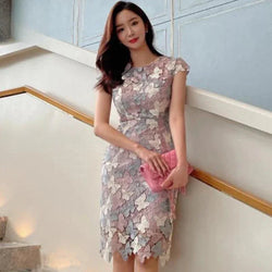 Chic Elegant Lace Summer Dress - Guocali
