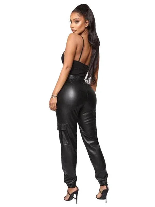 Chic Women's Cargo Pants – High-Waist Stretchable Fit -Guocali