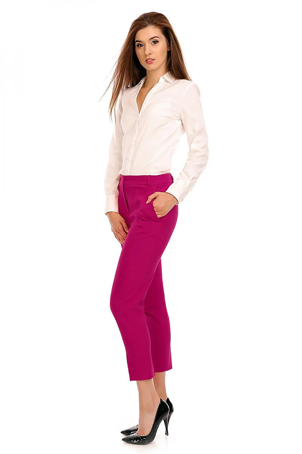 Chic Women Trousers – High-Waist Versatility -Guocali