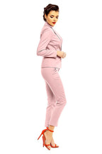 Elegant Women Cropped Pants – High-Rise Slim Fit -Guocali