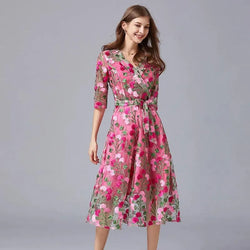 Elegant Women's Lace Dress – Formal Evening & Cocktail Dress - Guocali