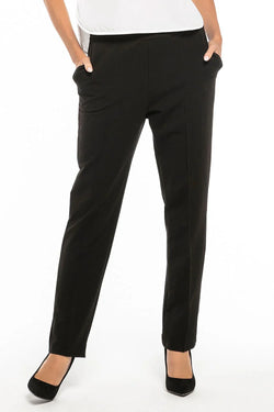 Elegant Women Trousers – Mid Rise Elastic - Guocali