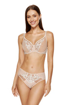 Embroidered Bra Cotton Support - Guocali