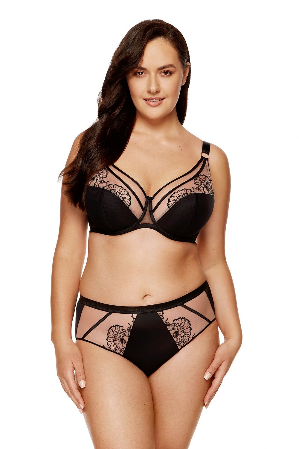 Embroidered Bra Cotton Support Fit - Guocali