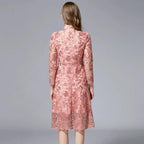 Embroidered Women's Casual Spring Dress -Guocali