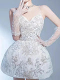 Fairy Style Slash Neck Party Dress -Guocali