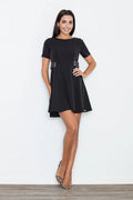 Fit and Flare Mini Dress Elegant Party Style-Day Dress-GUOCALI