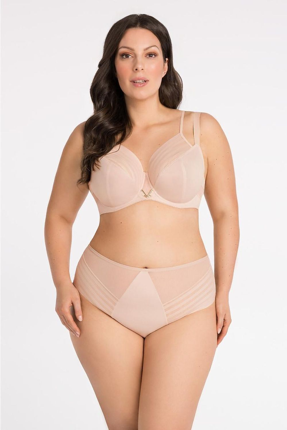 Full Cup Bra Embroidered Support - Guocali