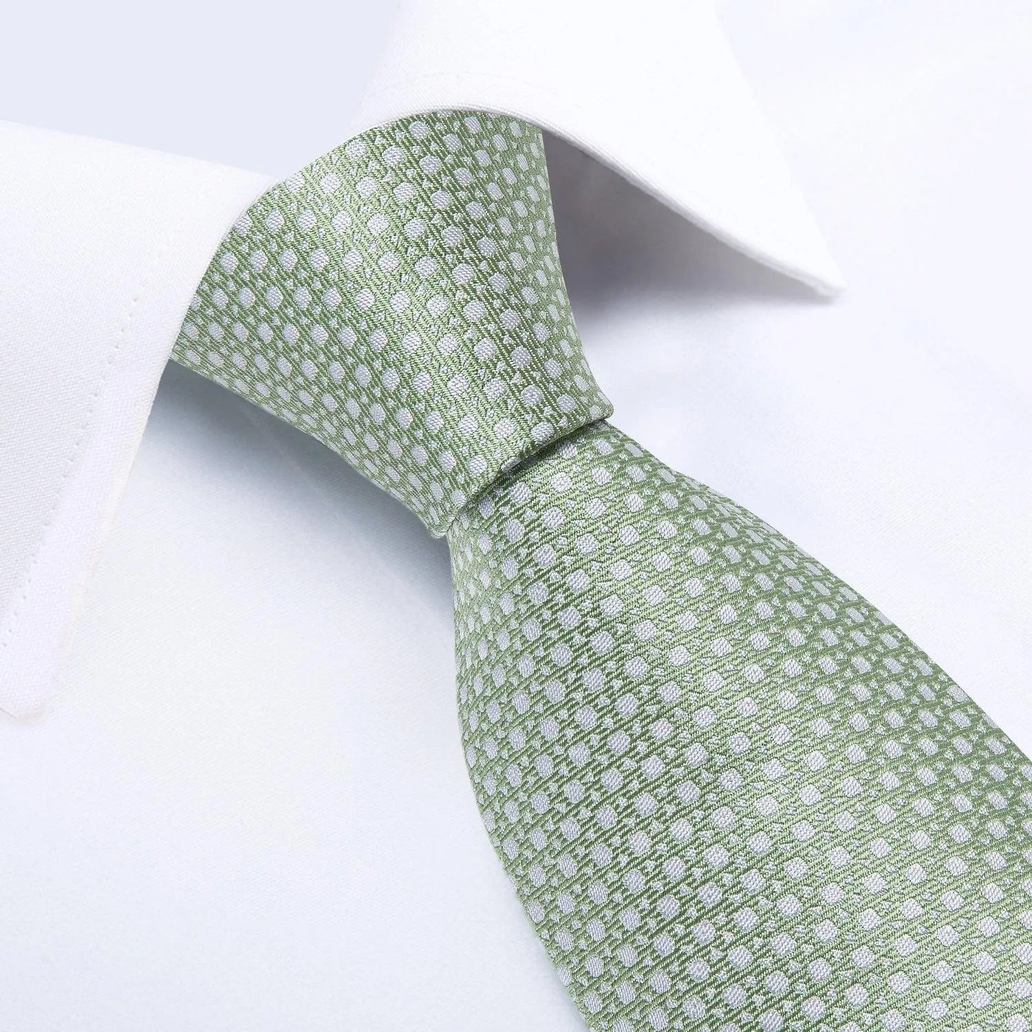 Green Luxury Necktie Set -Guocali
