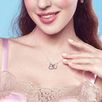 Infinity Hearts Pendant Necklace -Guocali