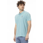 Invicta Men Cotton Short Sleeves Polo Shirt – Breathable - Blue -Guocali