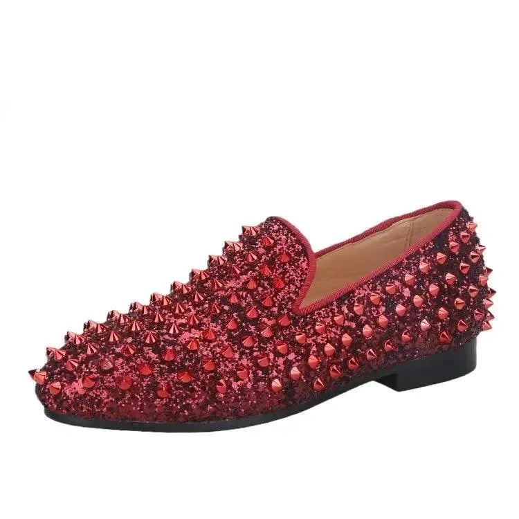 Kids Casual Dress Slipper Loafers - Slip-On Flat Shoes