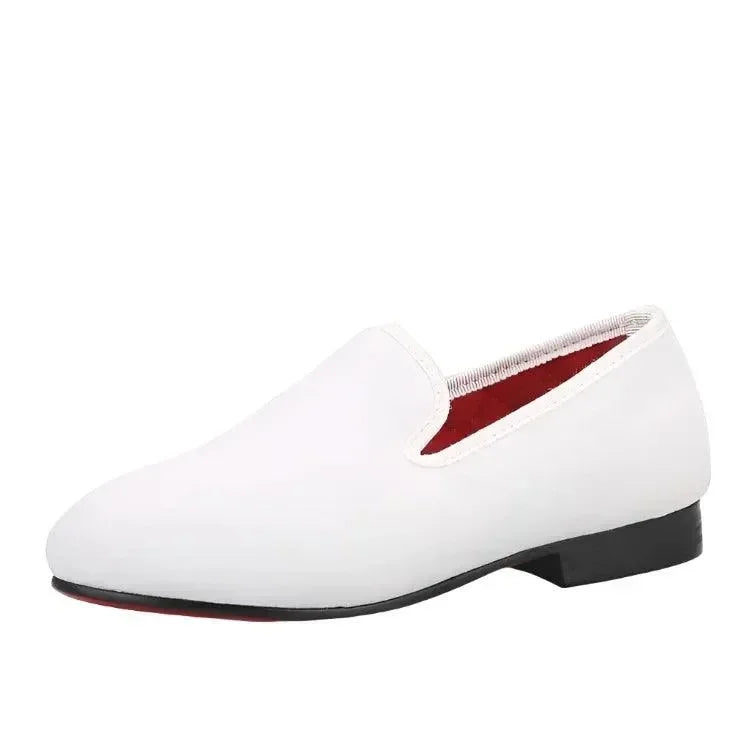 Kids Casual Slipper Dress Loafers - Slip-On Flat Shoes