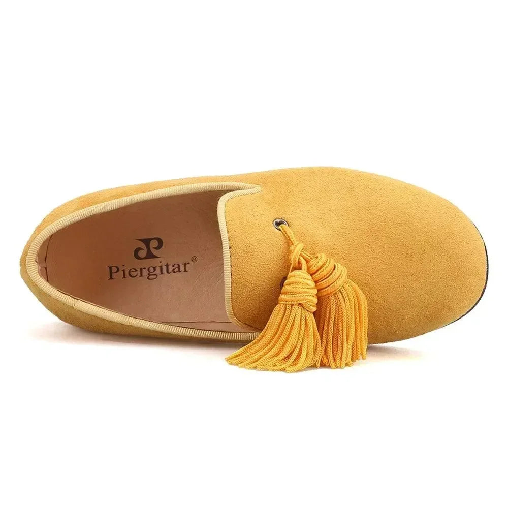 Kids Casual Tassel Dress Loafers - Slip-On Slip-On Formal Dress Shoes