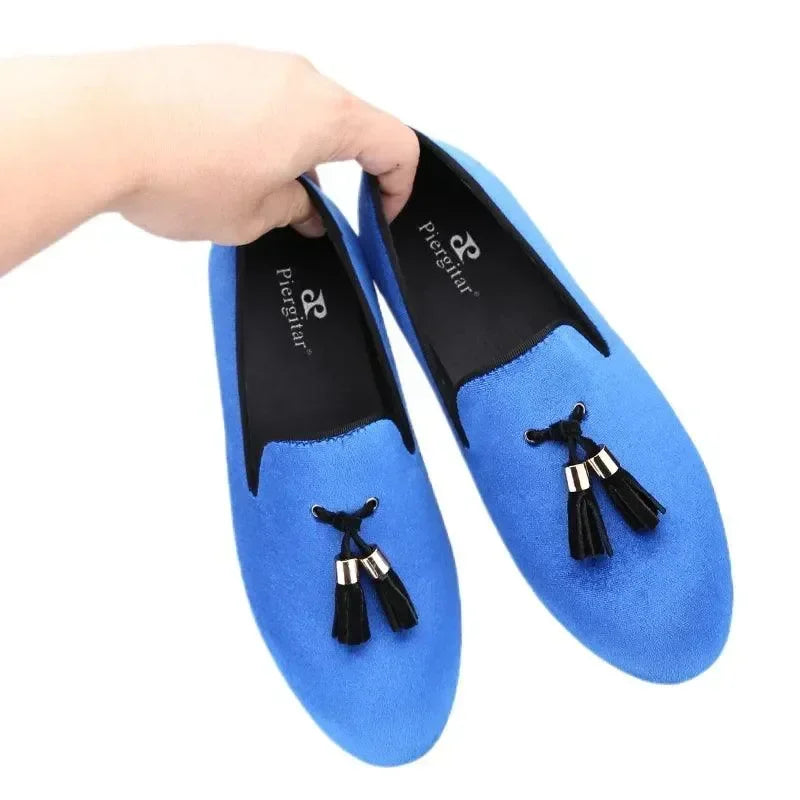 Kids Dress Tassel Slipper Loafers - Slip-On Formal Dress Shoes