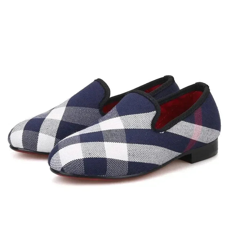 Kids Casual Slipper Loafers - Slip-On Flat Formal Dress Shoes