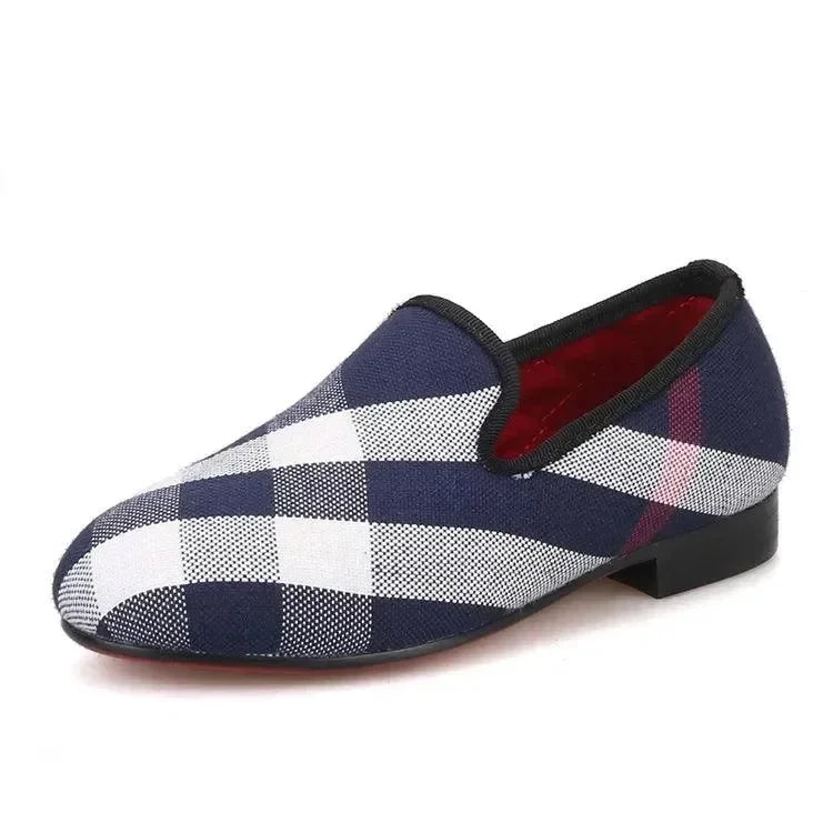 Kids Casual Slipper Loafers - Slip-On Flat Formal Dress Shoes