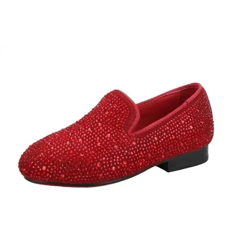 Kids Casual Slipper Dress Loafers - Slip-On Flat Shoes